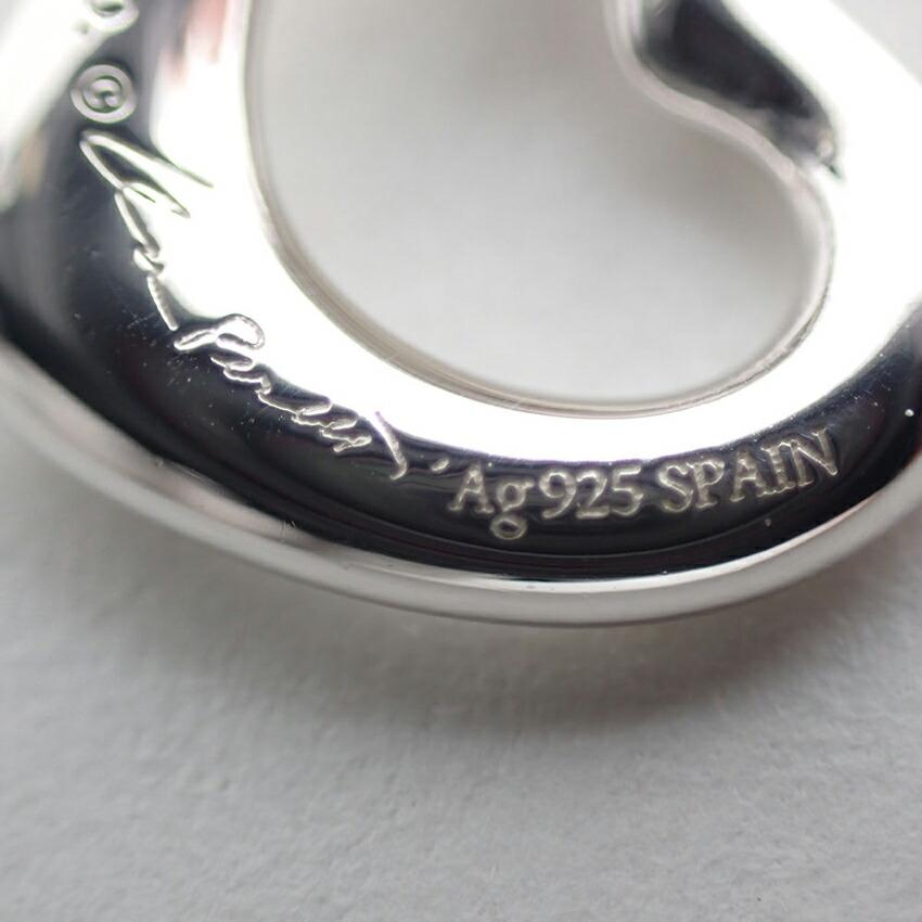 [Used] TIFFANY/Tiffany 925 Open Heart Pendant/Necklace/g464-54