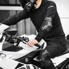 Wosawe Motorcycle Knee Elbow Pads Hard Shell Tactical Protective Gear for Adult Riders Anti-Fall Safety