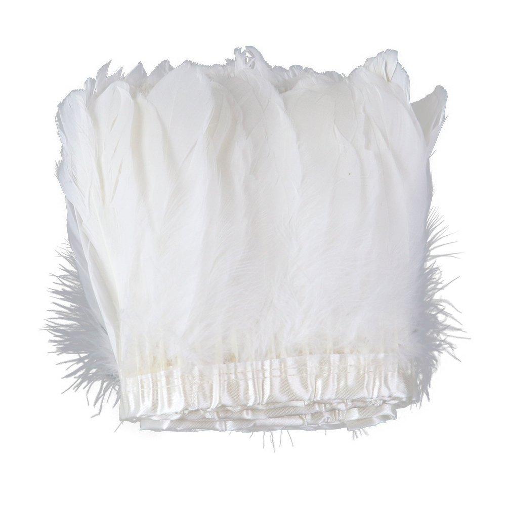 1M Natural Goose Feathers 15-20Cm Large Wide Hard Quill Feathers Wedding Decor Costume  Dreamcatcher Handmade Art Supplies