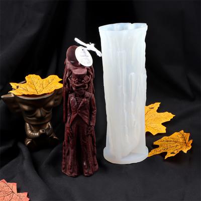 Ghost Bride Candle Mold Food Grade Silicone Craft Easter Horror Groom Skull Wax Plaster Model Resin Making Tools Halloween Decor