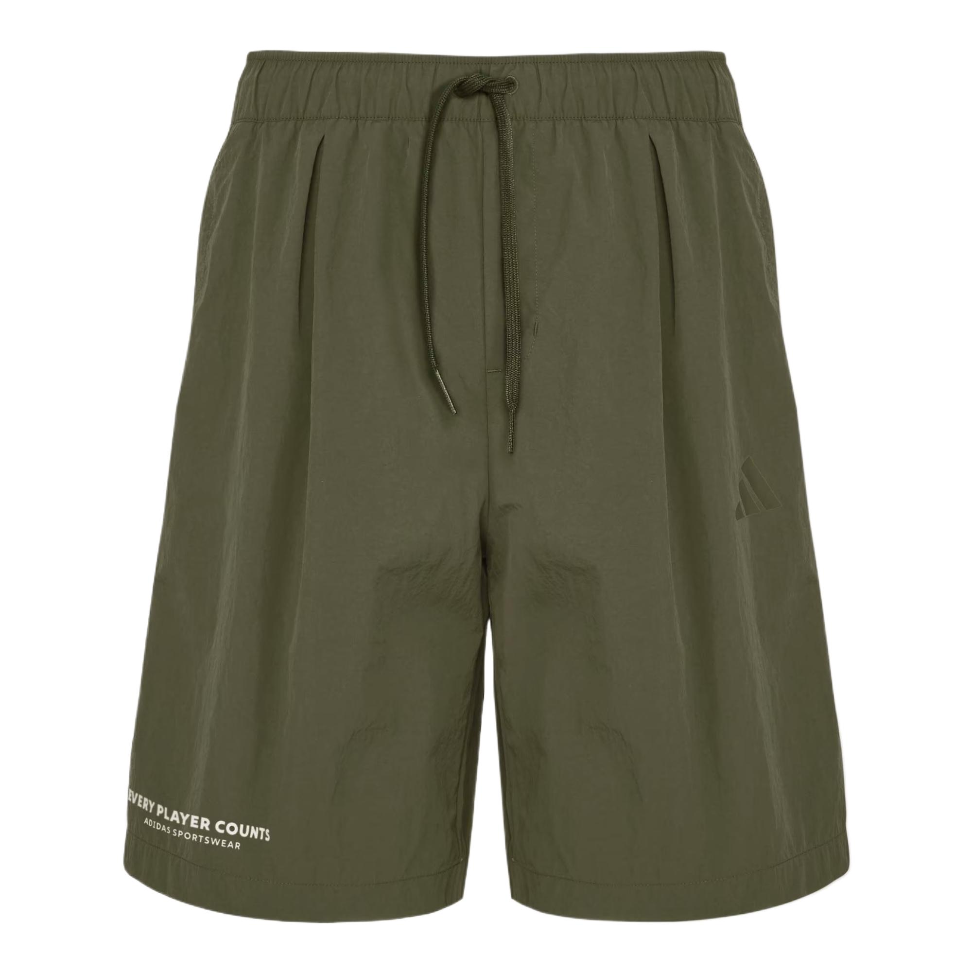 

Adidas Verbiage Woven Rubber Print Lace-Up Comfortable Casual Shorts Men shorts KR2605 L