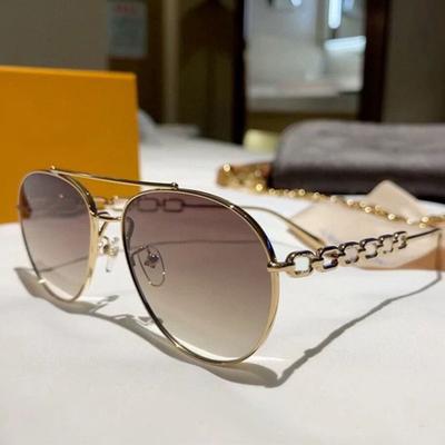 Gafas de Sol Vintage Pilot de Cadena Metálica para Mujer y Hombre Nuevas Gafas de Sol Punk Marca de Lujo Diseñador Popular Montura Grande Sombras Sexys