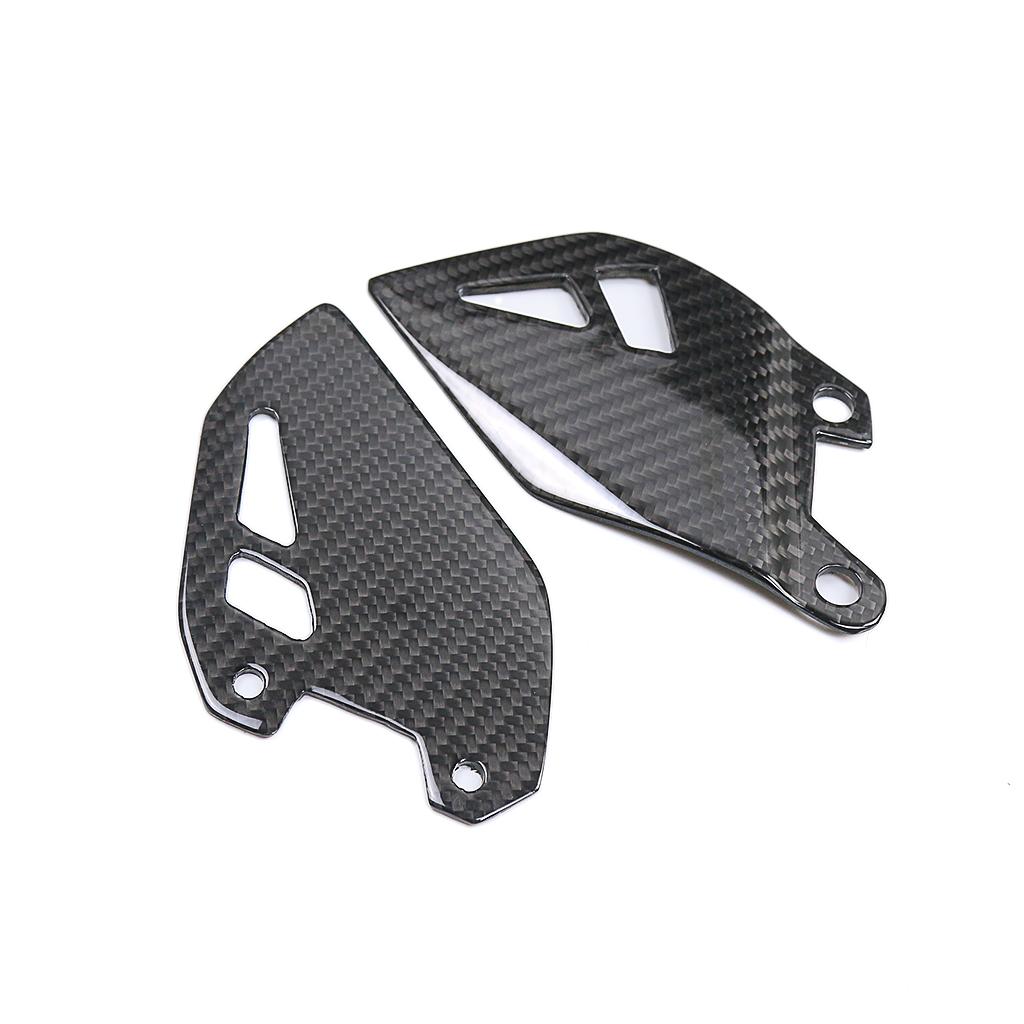 For KAWASAKI ZH2 Z H2 2020 2021 2022 2023 Motorcycle Accessories Heel Guard Rear Footrest Wing Plate 3K Pure Dry Carbon Fiber