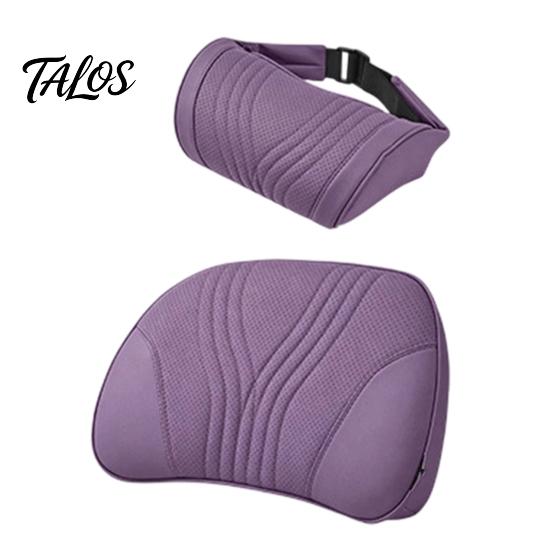 Ergonomic Neck Rest Car Headrest Pillow for Support, Memory Foam with Supportive Adjustable Strap, Universal Lumbar Support Cushion Auto Truck