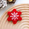 Christmas Brooch Embroidery Anti-rust Portable New Year Creative Decorate Long Lasting Cartoon Santa Claus