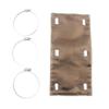 Titanium Pipe Shield Two-layer Material Design 6" x 12" Exhaust Heat Shield