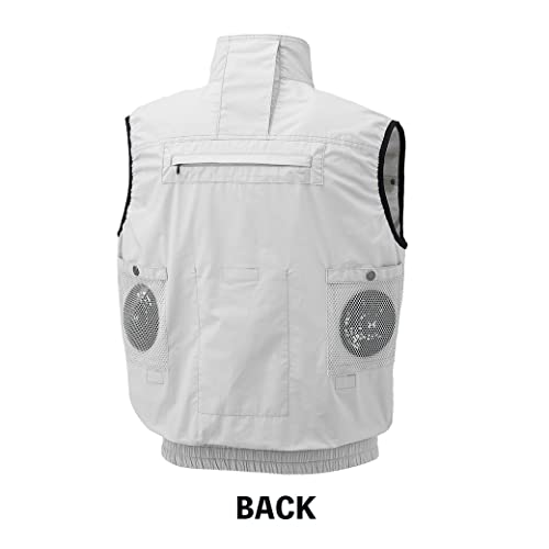 Air-conditioned work vest for full harness, KU91490G, 100% cotton, Sun-S, UV cut, fan-equipped workwear, garment only, 2022 model, with ProUni sticker
