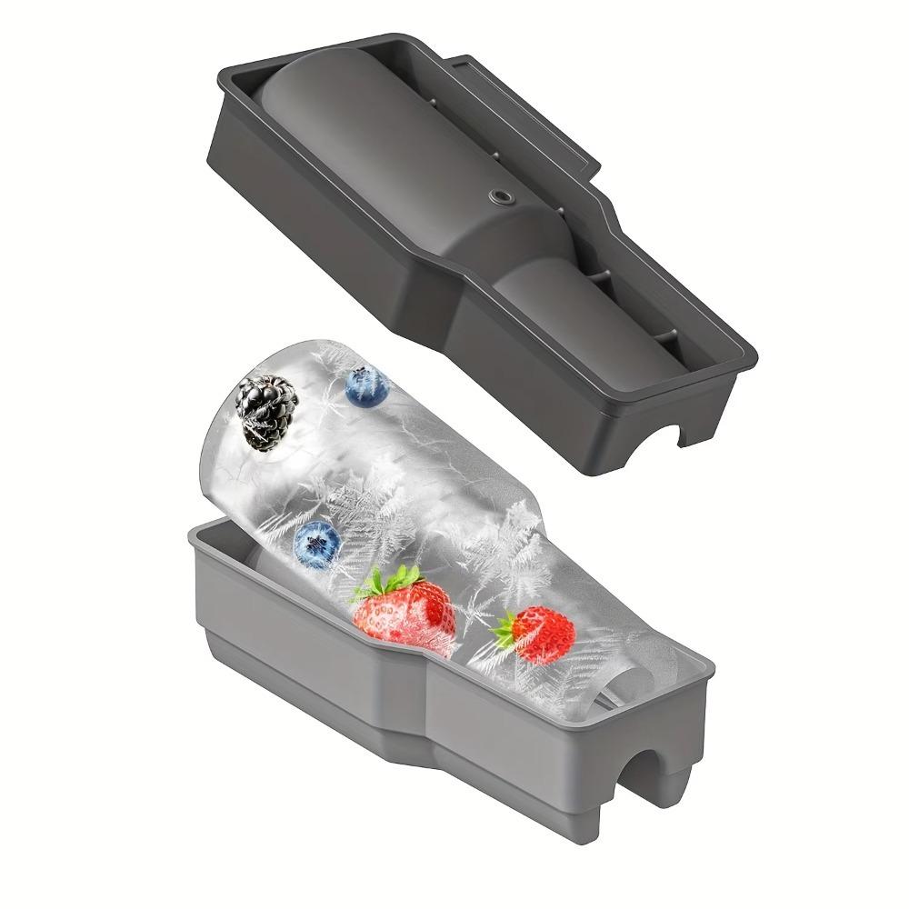 

Food-Grade Silicone Ice Cube Mold Cup Shaped Ice Cube Tray Drinkware Ice Cube Maker Whiskey серый