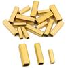 10pcs Large Hole Stainless Steel Square Spacer Beads 10 15 20 Mm Never Fade Necklace Tube Beads For Diy Bracelet Jewelry Making
