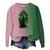 Women's Fashion Casual Long Sleeve Loose Printed Sweatshirt