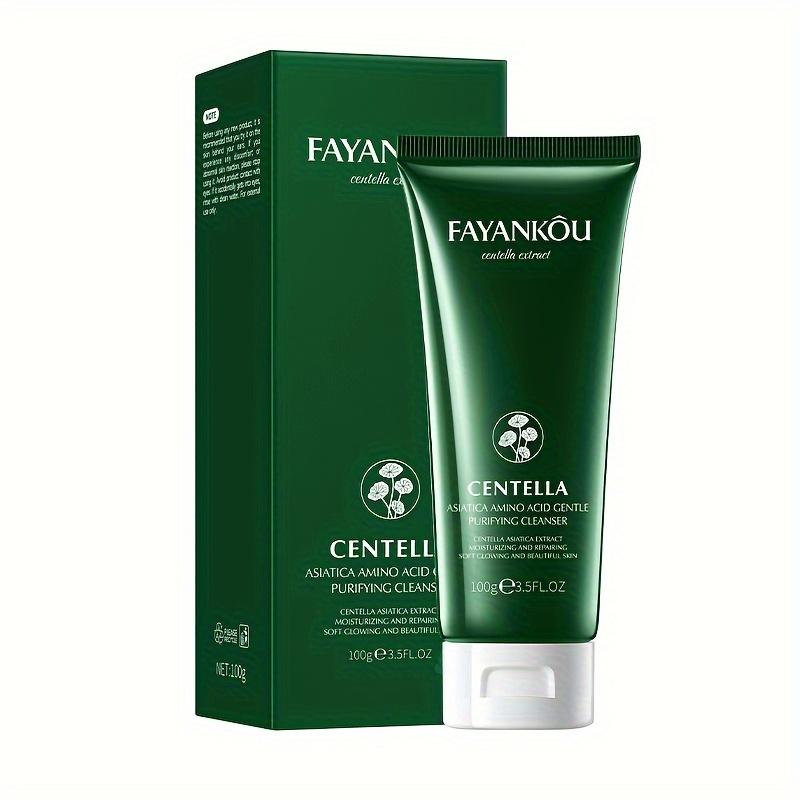 Centella Asiatica Amino Acid Facial Cleanser 100g - Gentle, Deep Cleansing & Moisturizing for Smooth, Radiant Skin, Oil Control Facial Cleanser