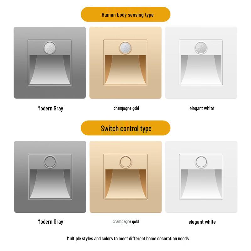 Embedded LED Motion Sensor Skirting Light