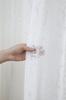 Univer Lace Width 100cm x Length Set of 2 Curtains, Royce, White, 208cm,