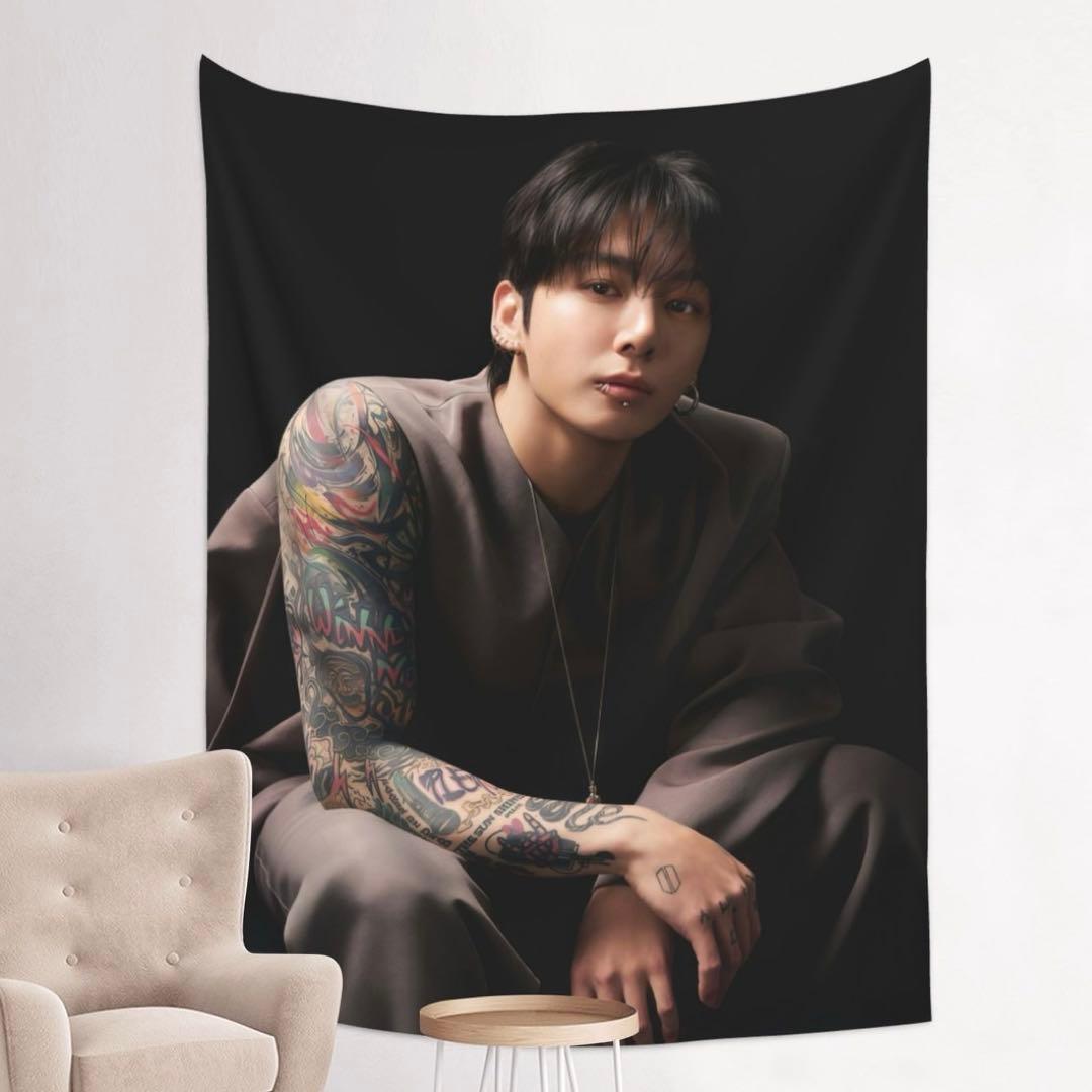 [Б/У] Гобелен BTS Rolling Stone Чонгук