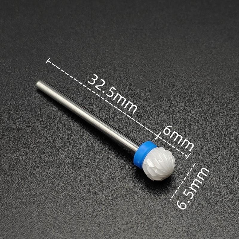 1 Piece Ceramic Nail Art Drill Rotary Cutter Cleaning Device for Nail Art Machine Accessories Removal Nail Gel Tool