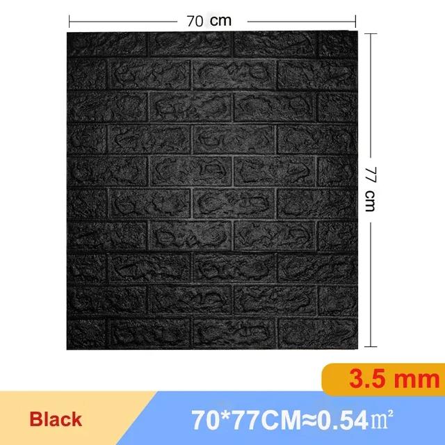 1/5/10 Pcs 3D Wall Stickers Self Adhesive Foam Panels Home Wall Decor Living Room House Brick Sticker Wallpaper Decoration