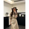 Light Commuter Style Plaid Waist Dress Women's Summer New Loose and Thin Shirt Skirt