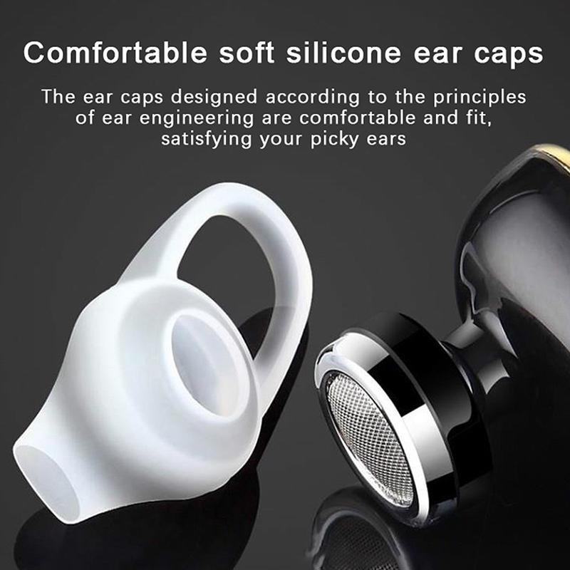 10Pcs Silicone Ear Bud Eartips Cushions For Universal Wireless Bluetooth-Compatible Headphone Earphone Earplugs Replacement