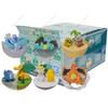 6Pcslots  Anime Figure Set Elf Ball Eevee Teacup Garden Succulent Plants Action Model Perfume Bottle Doll Toy Kids Gifts