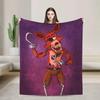 FNAFS At Freddys Blanket Warm Soft Plush Throw for Living Room Travel Office Bed  Flannel Graphic Blanket