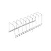 Silver Plates Storage Rack Stainless Steel Bowl Drying Holder Bowls Plates Drainer Holder  Kitchen