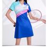 Womens Badminton Dress With Skirt Quick-Dry Sportswear Tennis Volleyball Court Wear