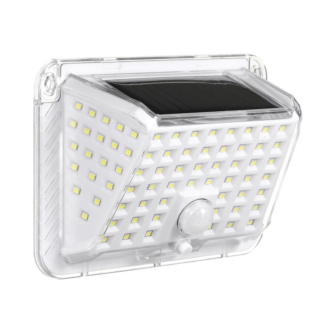 90 lysdioder solcelledrevet energilys utendørslampe Wall Street gjerdelys 3 lysmoduser Sensitive