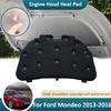 For Ford Mondeo Fusion 2013 2014 2015 2016 Front Engine Hood Sound Heat Pad Cotton Cover Car Soundproof Firewall PET Material