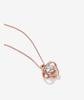 Rockyu Women's Necklace - Popular Brand - Pink Gold, Zirconia, Large Diamond, Windmill, Planet Pendant - Beautiful Sterling Silver 925 Necklace - New