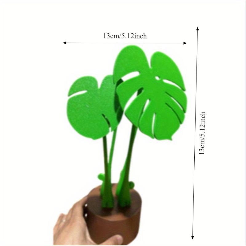 Подставка под стакан Монстера растение черепаха бамбук растение с магнитом 3D-печать трансграничный взрыв