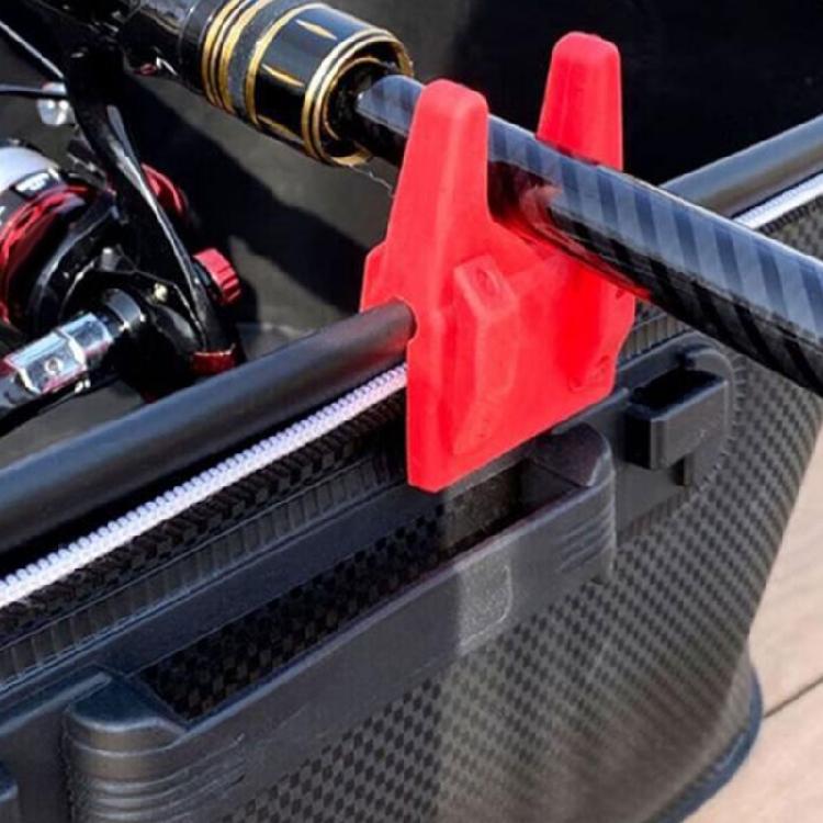 Nonslip Bucket Fishing Rod Holder Light Weight Outdoor Fishing Rod Stand for Rafting and Pier Fishing