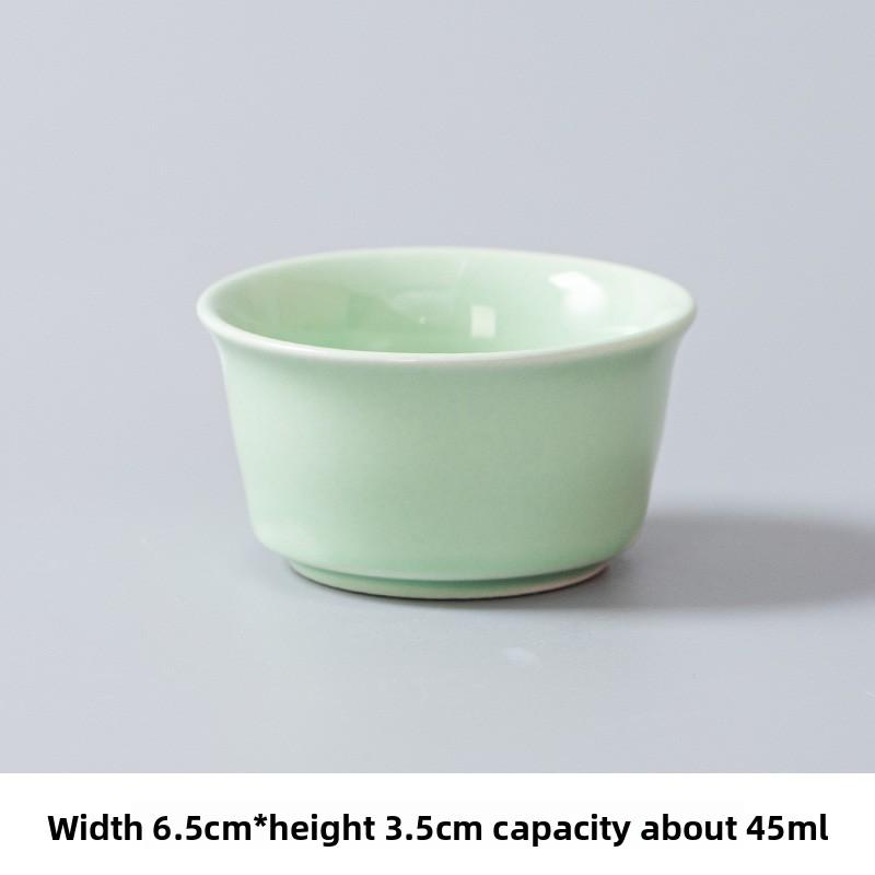4pcs Ceramic Teacup Household Tea Cup Kungfu Tea Set Small Teacup Drinking Utensils Office White Porcelain Tea Cup