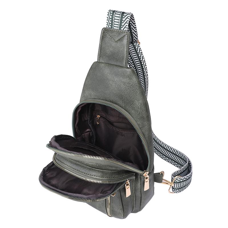 Kožená taška přes rameno Taška přes rameno Multifunkční voděodolná crossbody taška pro ženy