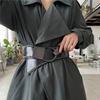PU Wide Waist Belt Wide Waistband Fashion Rivets Waist Corset  Coat