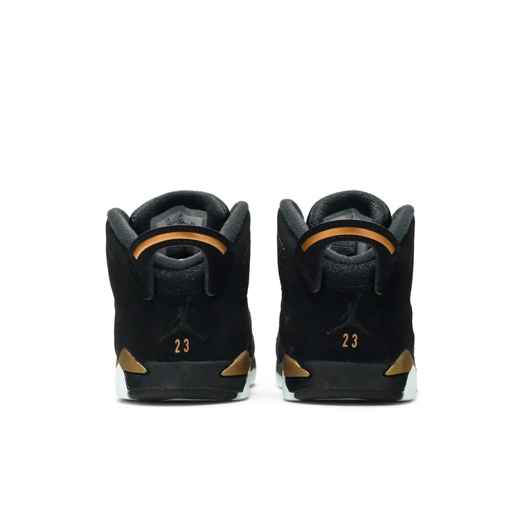 Air Jordan 6 Retro SE Toddler 'Defining Moments' 2020 (Unisex) Black / Metallic Gold Toddler Shoes CT4966 007