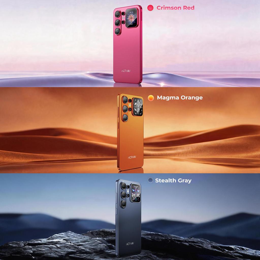HOTWAV X26 Ultra Handy, 4G Android 16, 6,75 Zoll 120Hz, Zweitbildschirm, 16GB+128GB, Schnellladung, 5160mAh, 4G Dual-SIM/Gesichtserkennung/OTG