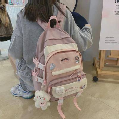 Trendy Large-Capacity College Backpack for High School Students - Spring/Summer 2022 Edition for Men and Couples