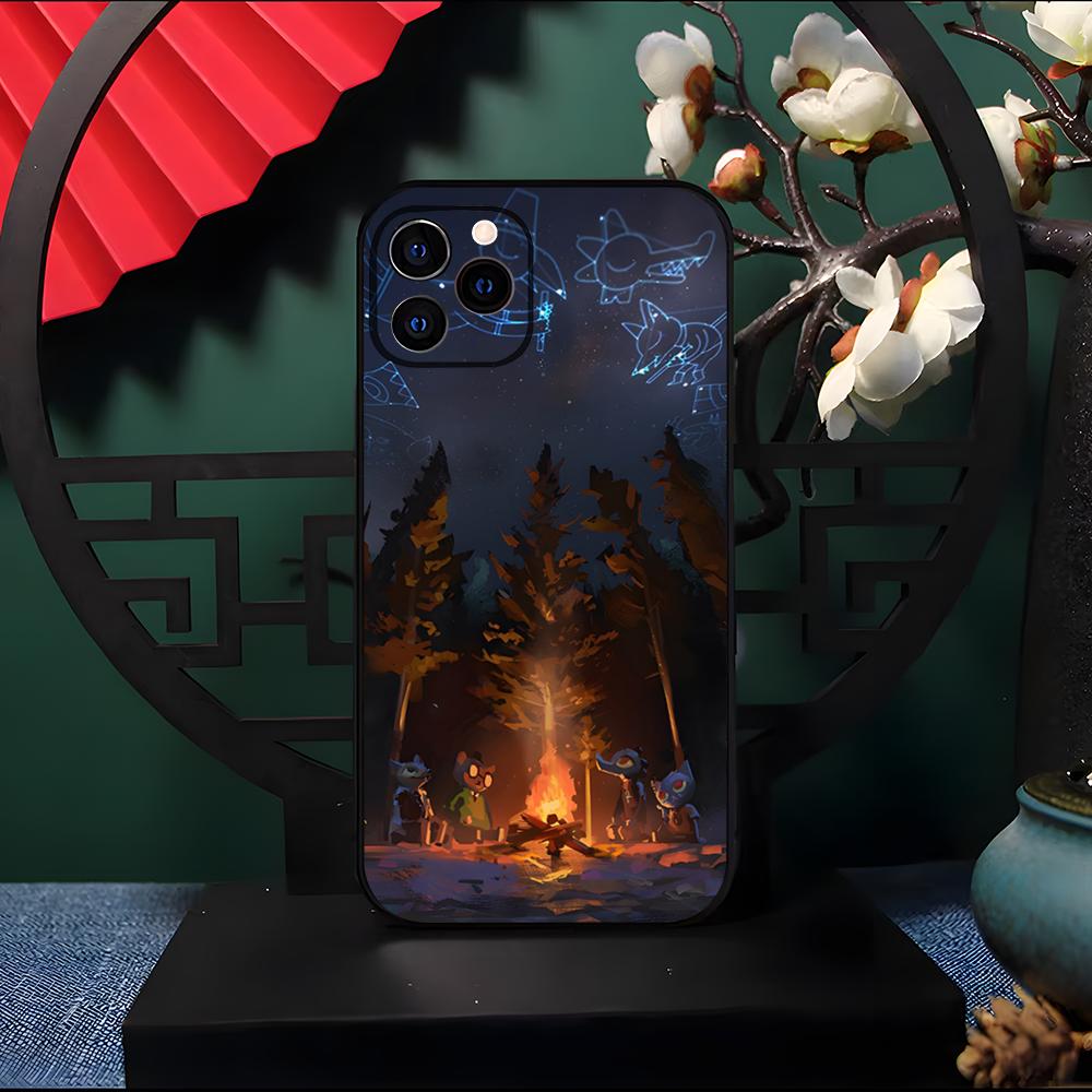 Game Night In The Woods Phone Case For IPhone 17 Pro Max 16 15 14 Pro Max 13 11 X Xs Xr 8 7Plus Silicone Cover