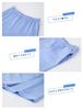 Summer Short Top and Bottom Front Opening Loungewear Blue [Yoimira] Women's Pajamas, Loungewear, Sleeves, Set, Pajamas, Set, Cotton, Stylish,