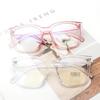 2022 Korean Style Retro Large Frame Blue Light Blocking Glasses for Women