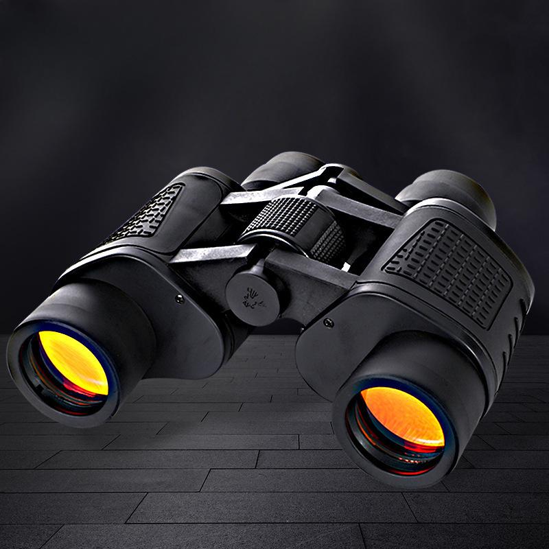 Factory Wholesale Cross-border 80X80 Telescope High-definition Low-light Night Vision with Coordinate Ranging Red Film Outdoor