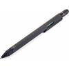 TROIKA Multi-Function Ballpoint Pen with Ruler Level Black Gold