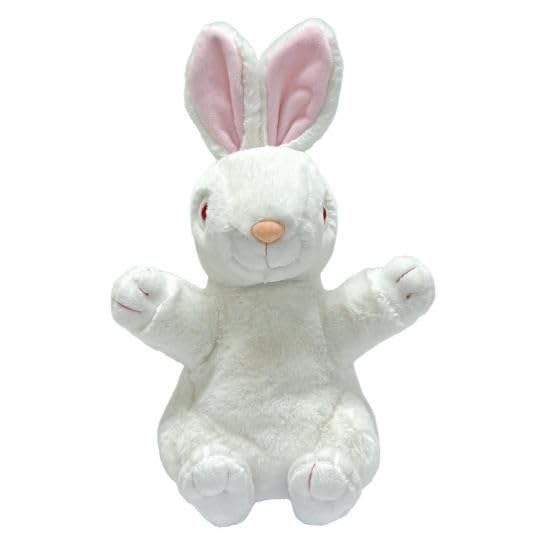 Take Off Hand Puppet Rabbit (White)