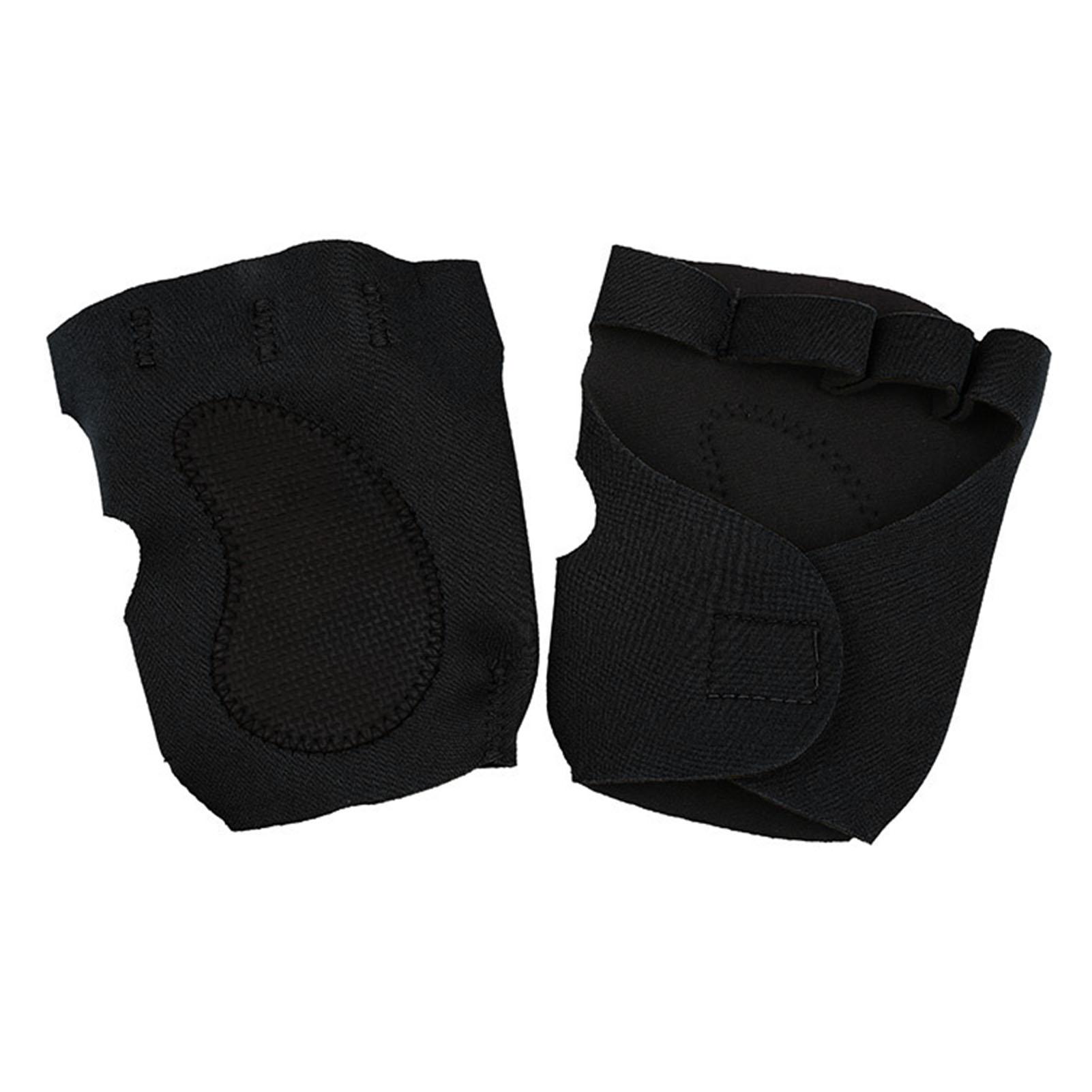 

1 пара защитных перчаток для ладоней, противоскользящие перчатки для тяжелой атлетики, фитнеса, спорта, бодибилдинга, гимнастики, тренажерного зала, амортизирующие перчатки для защиты ладоней чёрный