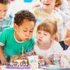 6pcs Colored Birthday Party Supplies Wedding Colorful Multicolor Candles Safe Flames Dessert Cake Candles Decoration Gift Girl