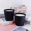 Bedroom Decoration Souvenir High-end Frosted Black Glass Scented Candle