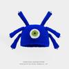 Ruffian Baby Monster Shrek Knitted Pullover Autumn and Winter Devil Long Braid Cartoon Handmade Wool Hat Tide