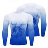 3D Printed Diving Suit Quick-drying Swimsuit Long-sleeved Sunblock Swimming Snorkeling Jellyfish Surfing