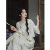 2024 Elegant Summer Fairy Zen Cheongsam Top & Chinese Style Women's Clothing Set