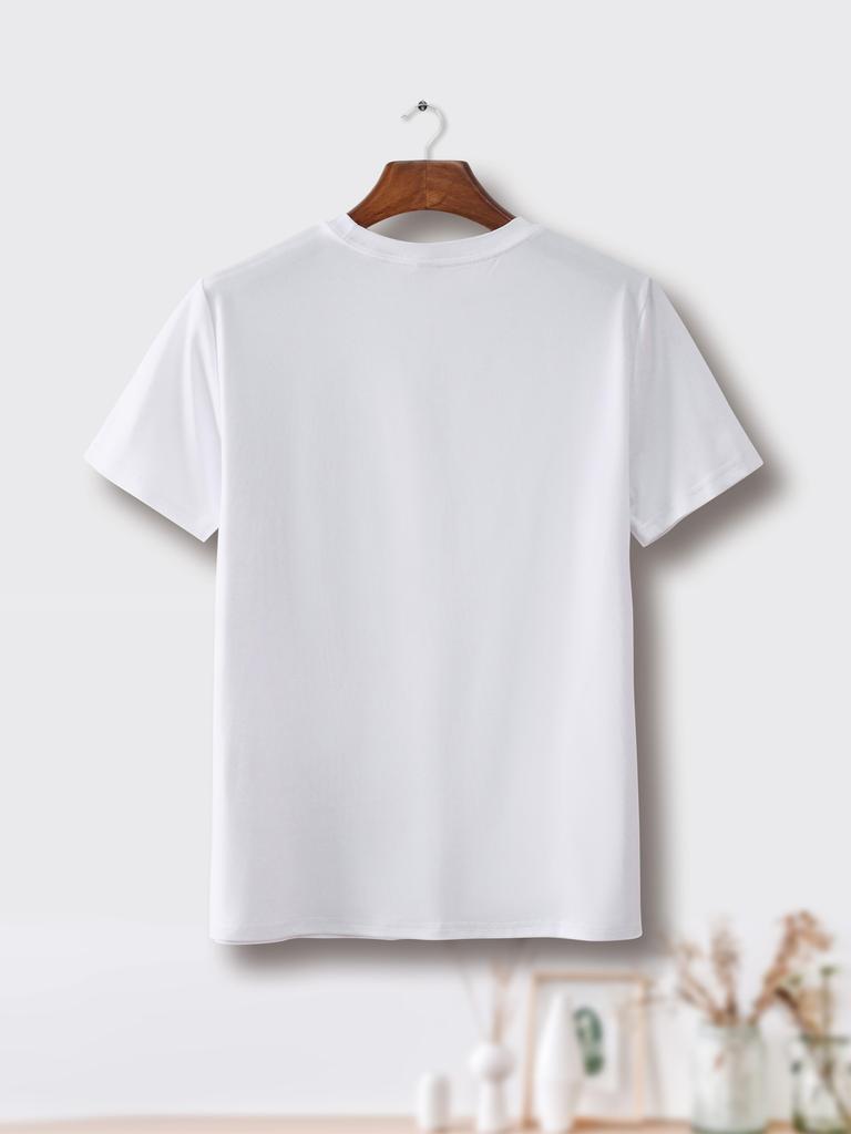 Samurai Warrior Print Mens Cotton Graphic Tee Breathable Casual Short Sleeve TShirt